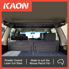 Load image into Gallery viewer, Kaon Standalone Rear Roof Shelf for Nissan Patrol GU Y61
