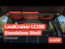 Load and play video in Gallery viewer, Kaon Standalone Rear Roof Shelf for Toyota Land Cruiser 200
