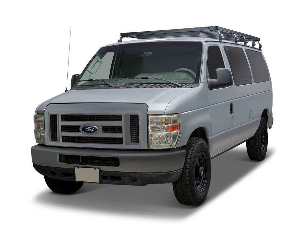 Ford E150/E250/E350 Regular Cab (1992-2014) 3/4 Slimline II Roof Rack Kit