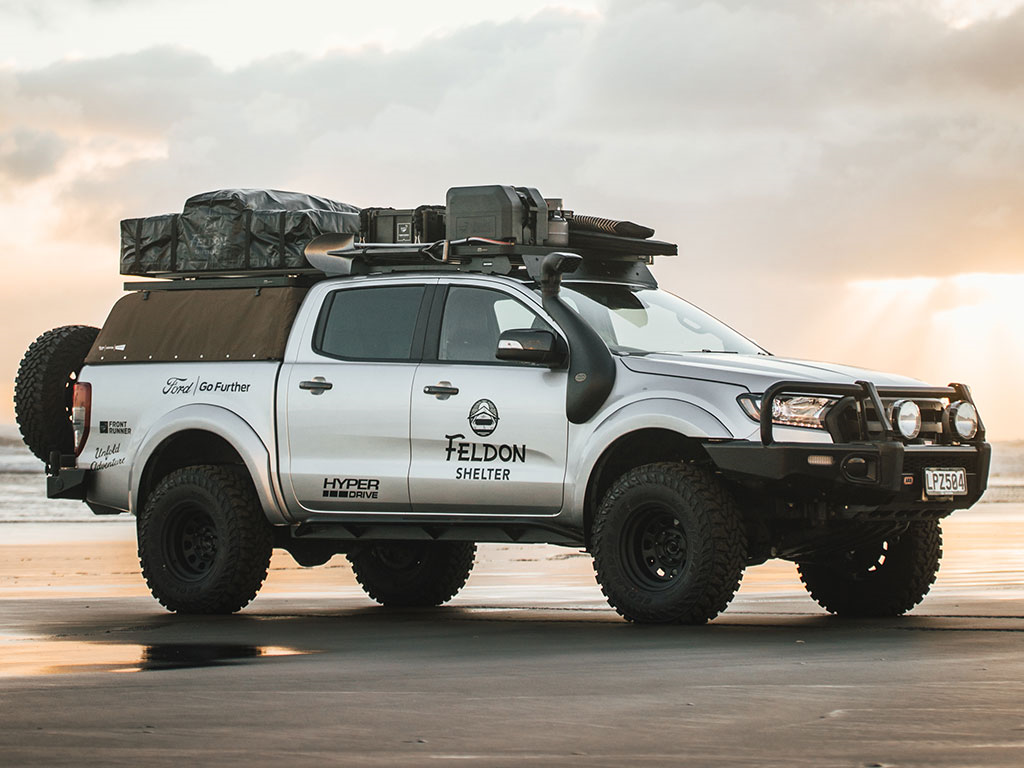 Ford Ranger T6/T7/Raptor (2012-2022) Slimline II Roof Rack Kit ...
